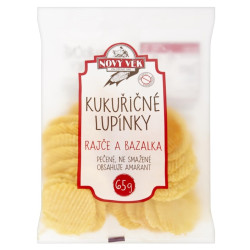 NOVÝ VĚK Lupínky kukuřičné rajče a bazalka 65 g
