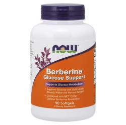 NOW FOODS Berberine Glucose Support 90 kapslí