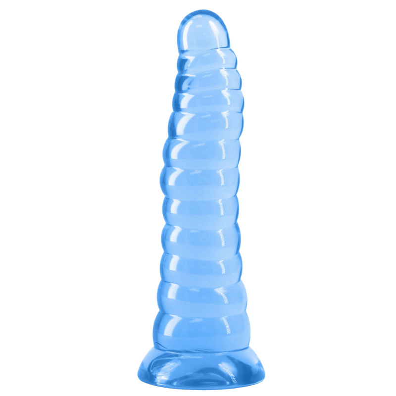 NS Novelties Gelové dildo s přísavkou Fantasia Nymph, modré 19 cm