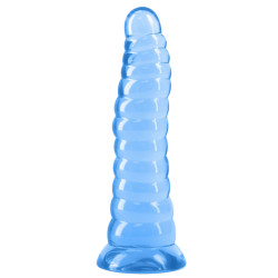 NS Novelties Gelové dildo s přísavkou Fantasia Nymph, modré 19 cm