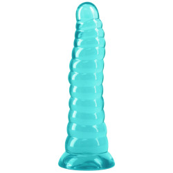 NS Novelties Gelové dildo s přísavkou Fantasia Nymph, tyrkysové 19 cm