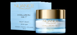 NUANCE Hyaluron HA7 Noční krém pro všechny typy pleti 50 ml