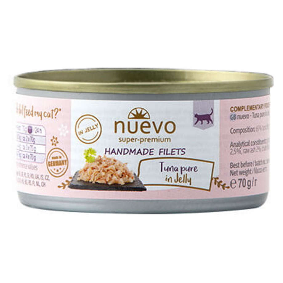 NUEVO Handmade Pure tuňák v želé konzerva pro kočky 70 g