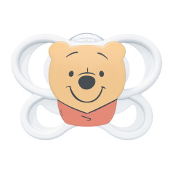 NUK Perfect Match Air Dudlík Disney Medvídek Pú 0–6m box 1 ks white