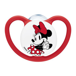 NUK Perfect Match Air Dudlík Disney Mickey 0–6m box 1 ks red