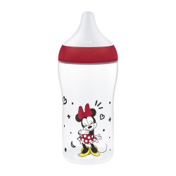 NUK Perfect Match Láhev Disney Minnie 3m+ 260 ml 1 ks red