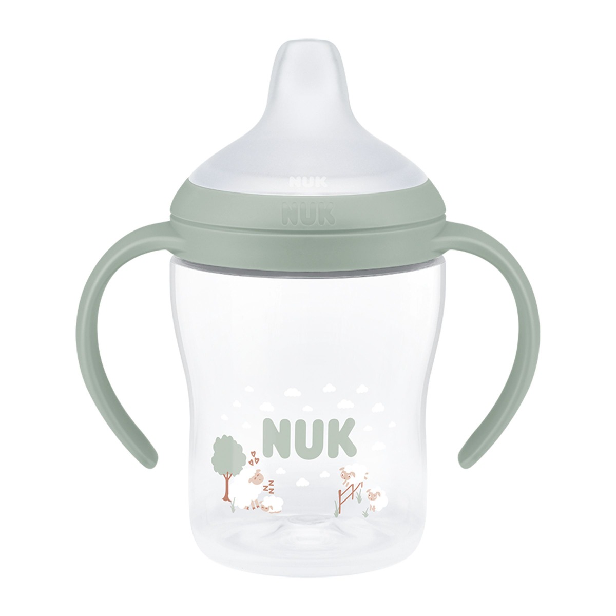 NUK Perfect Match Láhev na učení 6m+ 150 ml 1 ks sheep