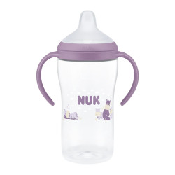 NUK Perfect Match Láhev na učení 6m+ 260 ml 1 ks hippo