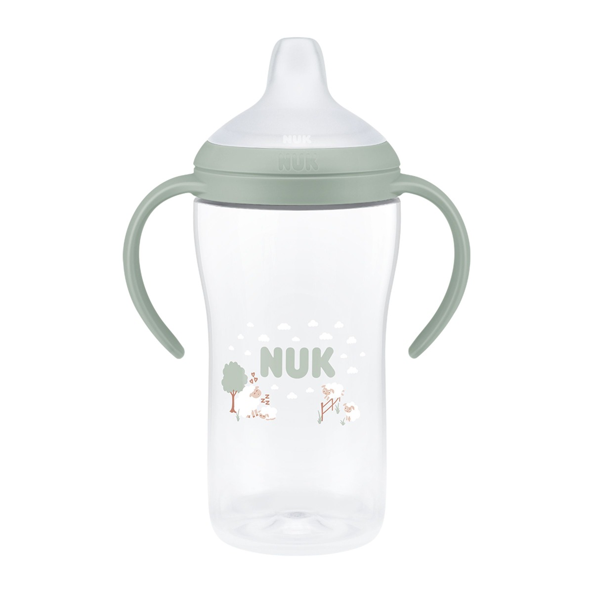 NUK Perfect Match Láhev na učení 6m+ 260 ml 1 ks sheep