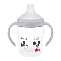 NUK Perfect Match Láhev na učení Disney Mickey 6m+ 150 ml 1 ks grey