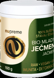 NUPREME BIO Mladý ječmen Premium 100 g