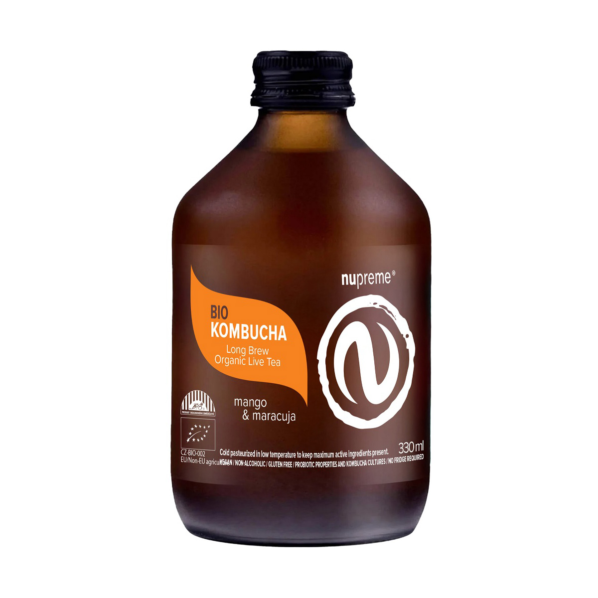 Nupreme Kombucha Mango&Maracuja BIO 330 ml