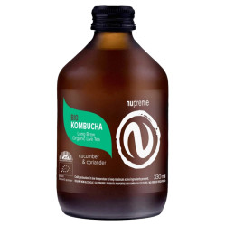 NUPREME Kombucha okurka a koriandr BIO 330 ml