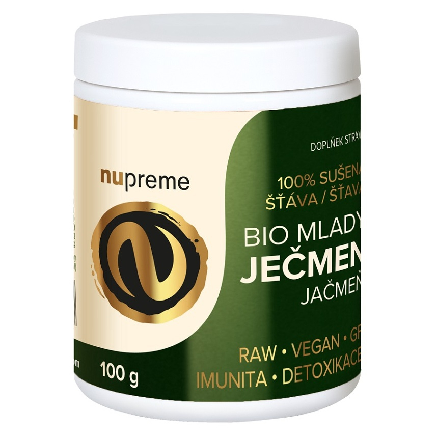 NUPREME Mladý ječmen premium BIO 100 g