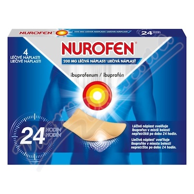 NUROFEN 200 mg léčivé náplasti 4 ks