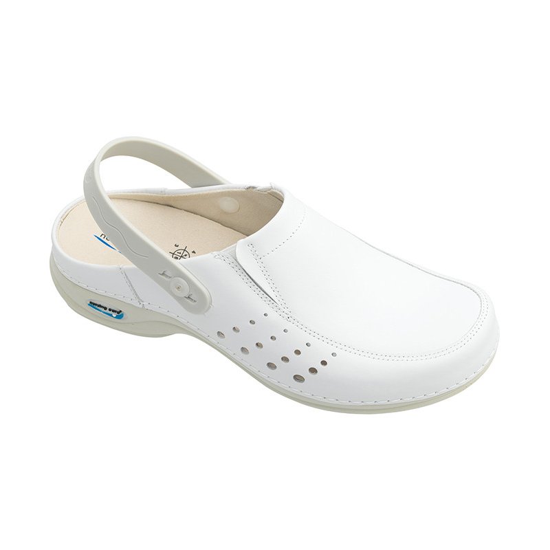 Nursing Care BERLIM WG4AP10 pracovní kožená pratelná obuv unisex bílá, vel: 42