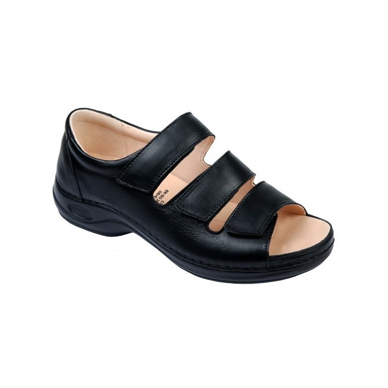 Nursing Care FORTALEZA C1911 univerzální zdravotní sandálek černý, velikost: 36