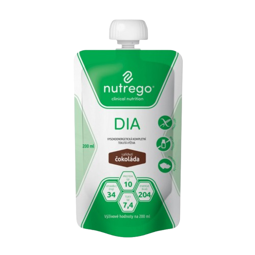 NUTREGO DIA čokoláda por.sol. 12 x 200 ml