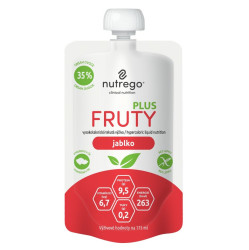 NUTREGO Fruty plus výživa  jablko 4 x 175 ml