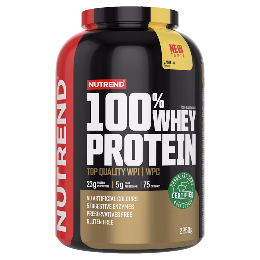 NUTREND 100 % Whey protein vanilka 2250 g