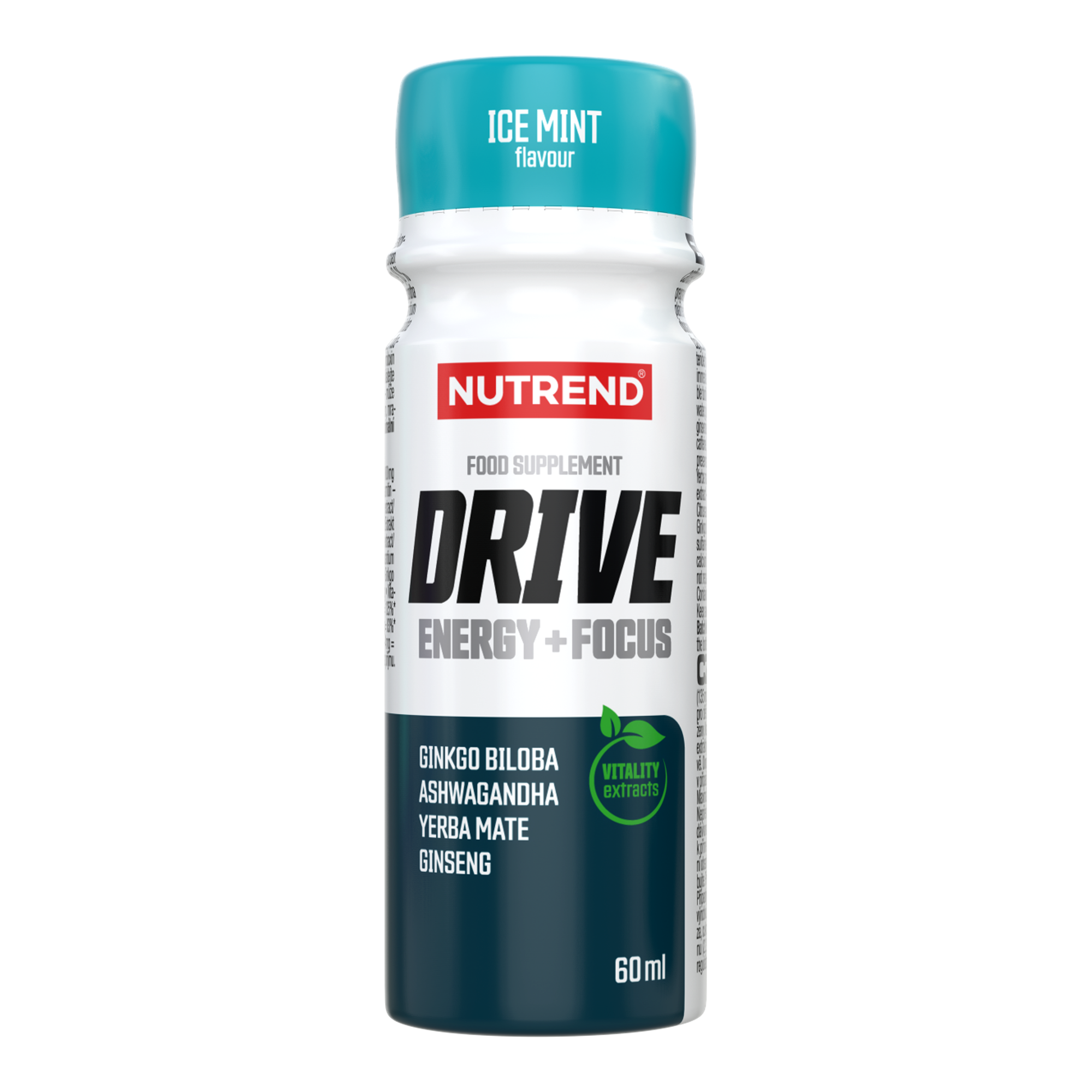 Nutrend Drive Energy+Focus 60 ml ice mint