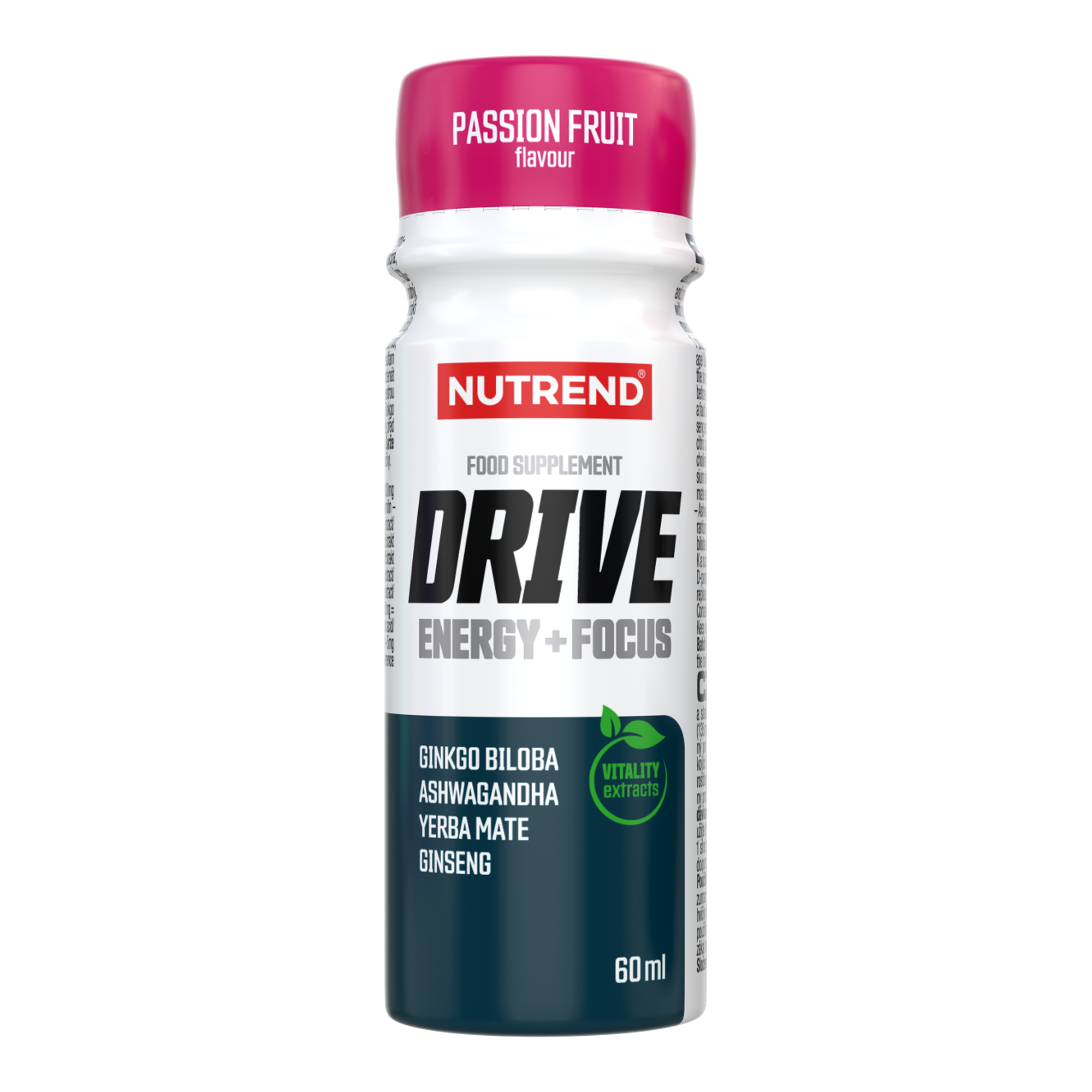 Nutrend Drive Energy+Focus 60 ml passion fruit