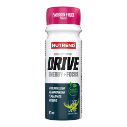 Nutrend Drive shot passion fruit 60 ml limitovaná edice Lucie 40 let