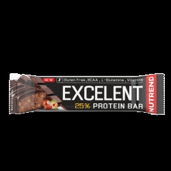 NUTREND Excelent protein bar čokoláda s oříšky 85 g