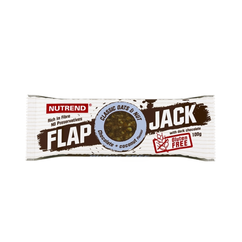 NUTREND Flap Jack Gluten Free  Čokoláda, kokos 100 g
