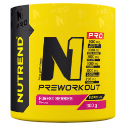 NUTREND N1 Pro koncentrovaný preworkout lesní plody 300 g