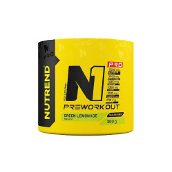 NUTREND N1 Pro koncentrovaný preworkout zelená limonáda 300 g