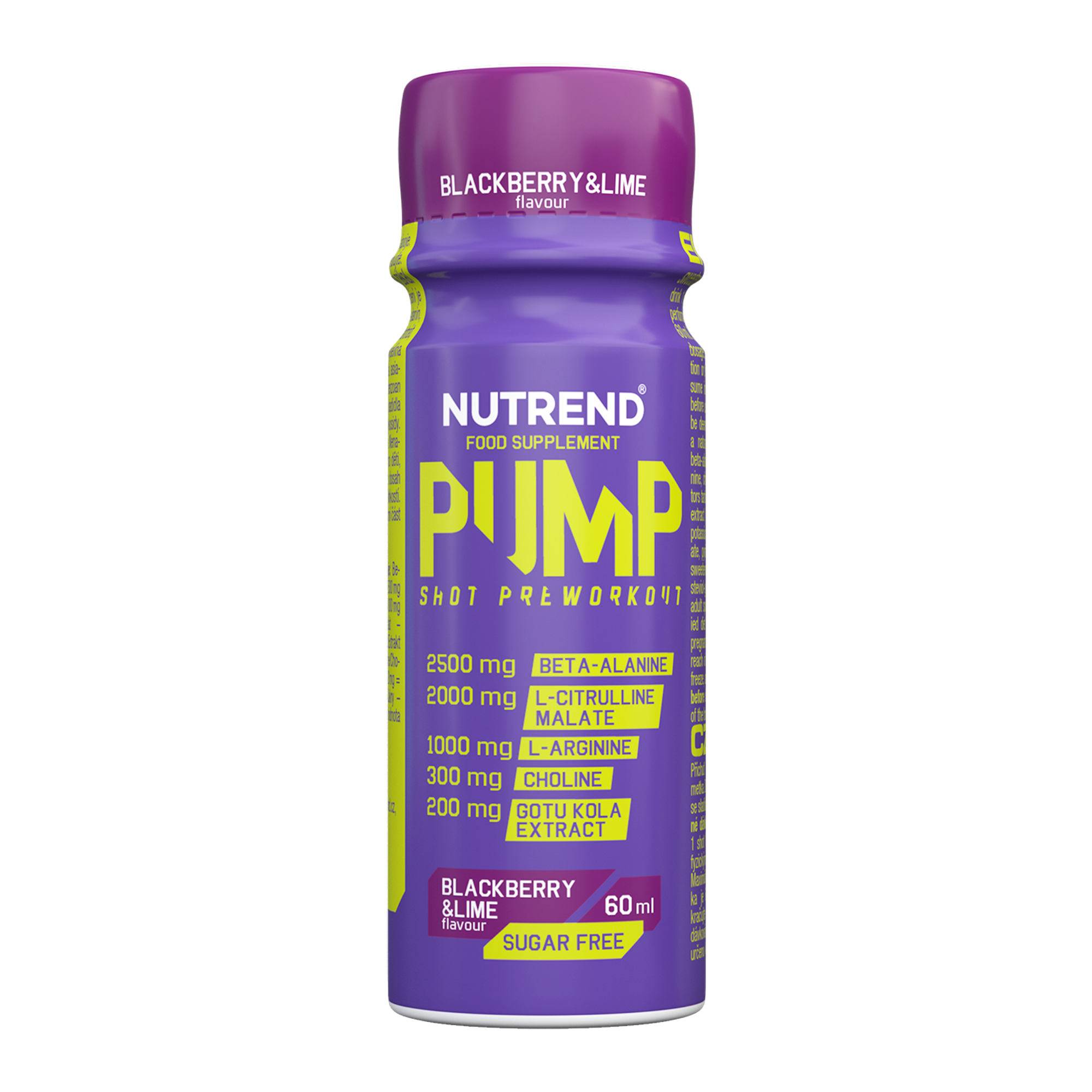 Nutrend Pump Shot 60 ml ostružina+limetka