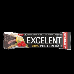 NUTREND Tyčinka EXCELENT BAR DOUBLE citron, tvaroh, malina s brusinkami 85 g