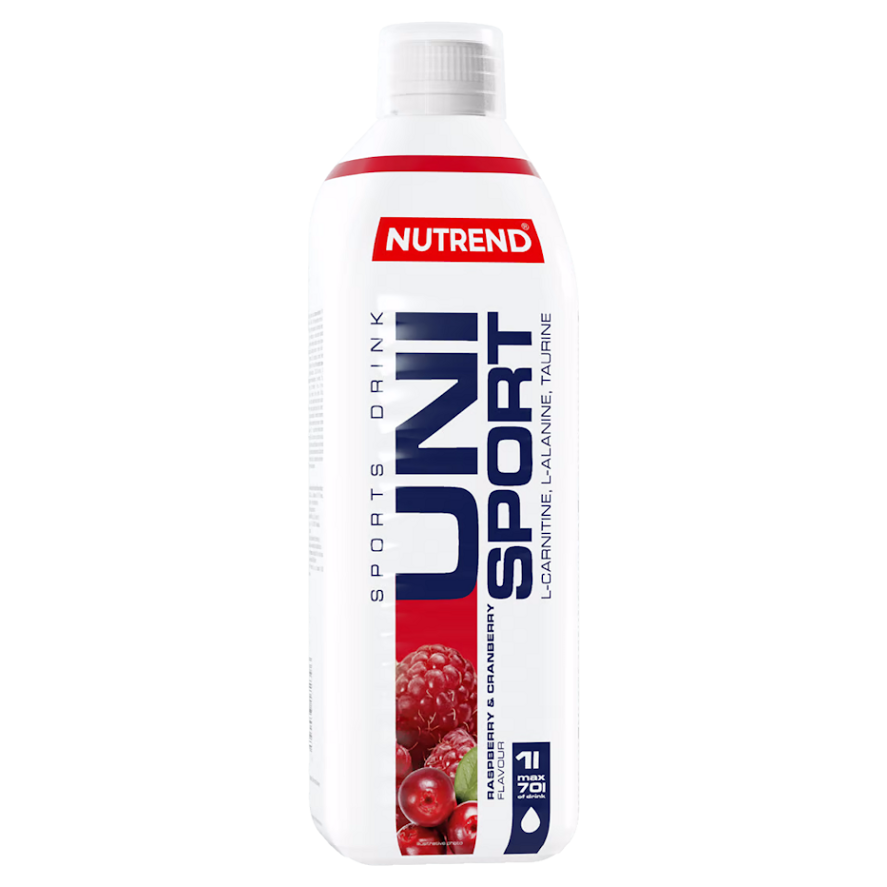 NUTREND Unisport hypotonický sportovní nápoj malina a brusinka 1000 ml