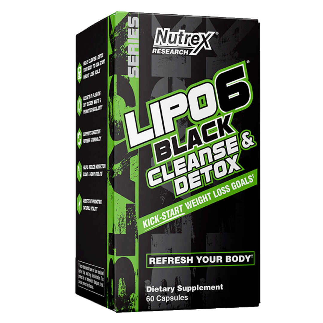 Nutrex Lipo 6 Black Cleanse & Detox - 60 kapslí