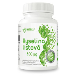 NUTRICIUS Kyselina listová 800 mcg 90 tablet