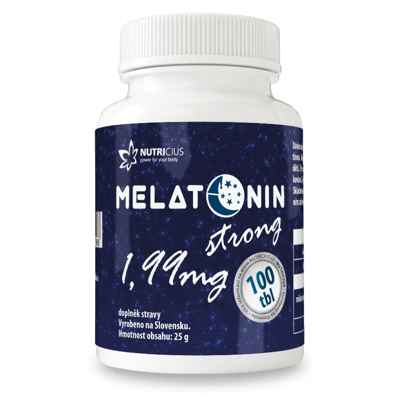 NUTRICIUS Melatonin strong 1,99 mg 100 tablet