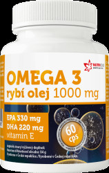 NUTRICIUS Omega 3 Rybí olej 1000mg EPA330mg/DHA220mg 60 kapslí