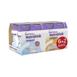 NUTRIDRINK Compact 6+2 neutral-káva 8 x 125 ml