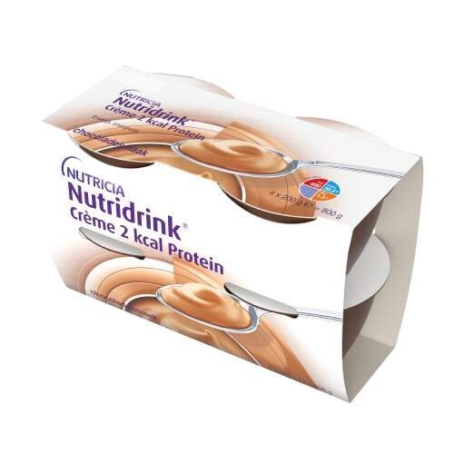 NUTRIDRINK Creme 2 kcal Protein s příchuť čokoláda 4 x 200 g