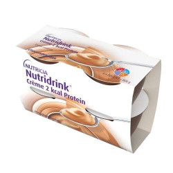 NUTRIDRINK Creme 2 kcal Protein s příchuť čokoláda 4 x 200 g
