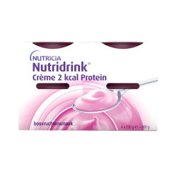 NUTRIDRINK Creme 2 kcal Protein s příchutí lesní ovoce 4 x 200 g