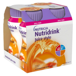 NUTRIDRINK Juice style příchuť pomeranč 4 x 200 ml