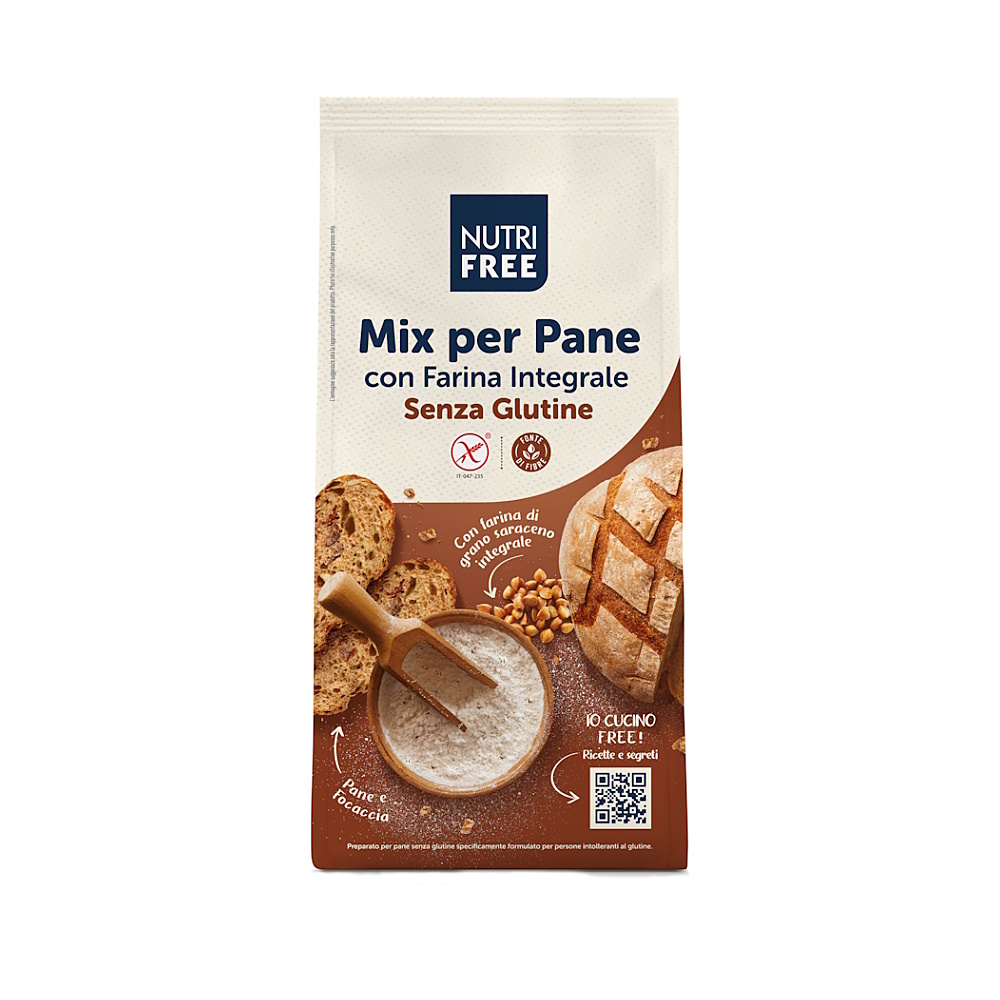 NUTRIFREE Směs na celozrnné pečivo bez lepku 1 kg
