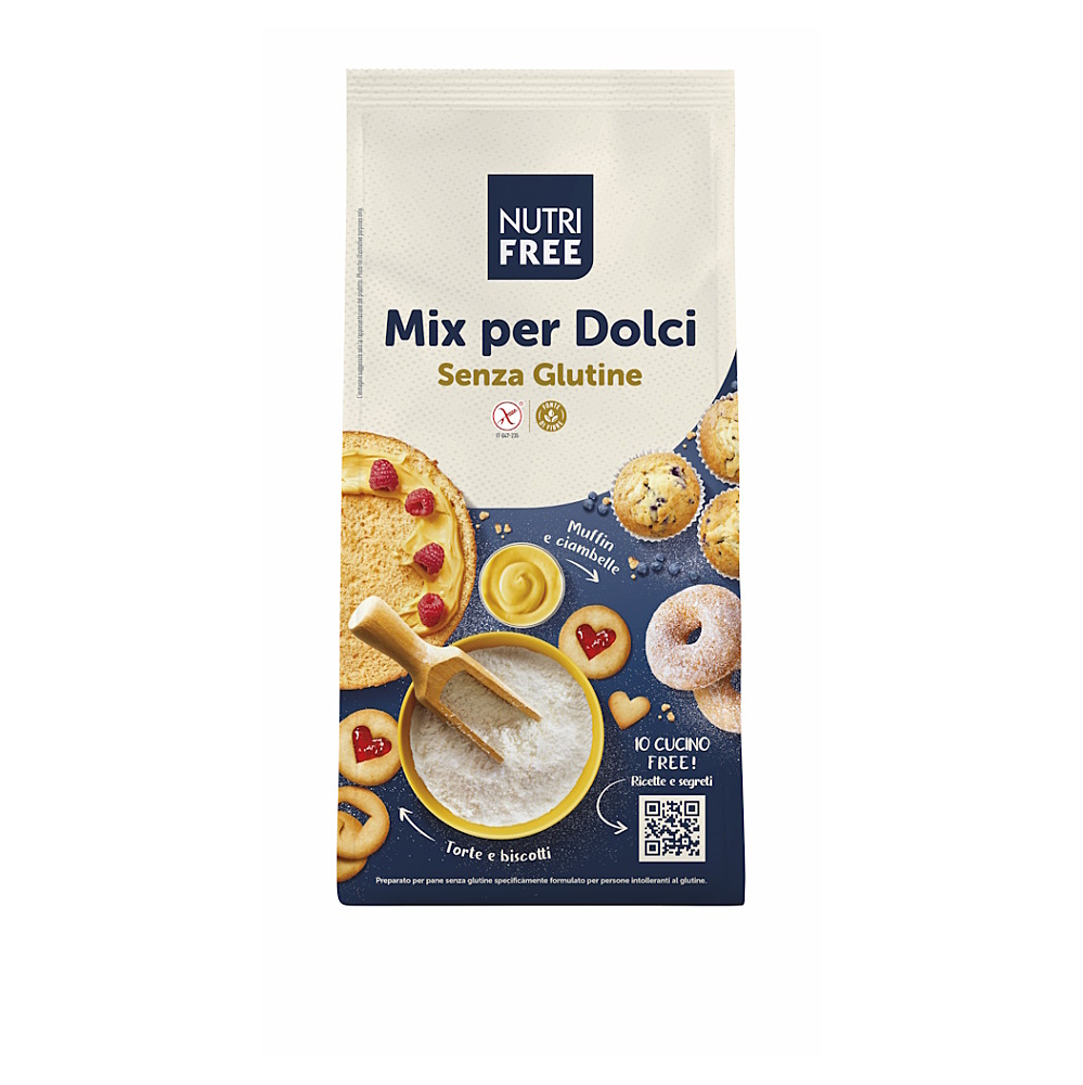 NUTRIFREE Směs na přípravu koláčů bez lepku 1 kg