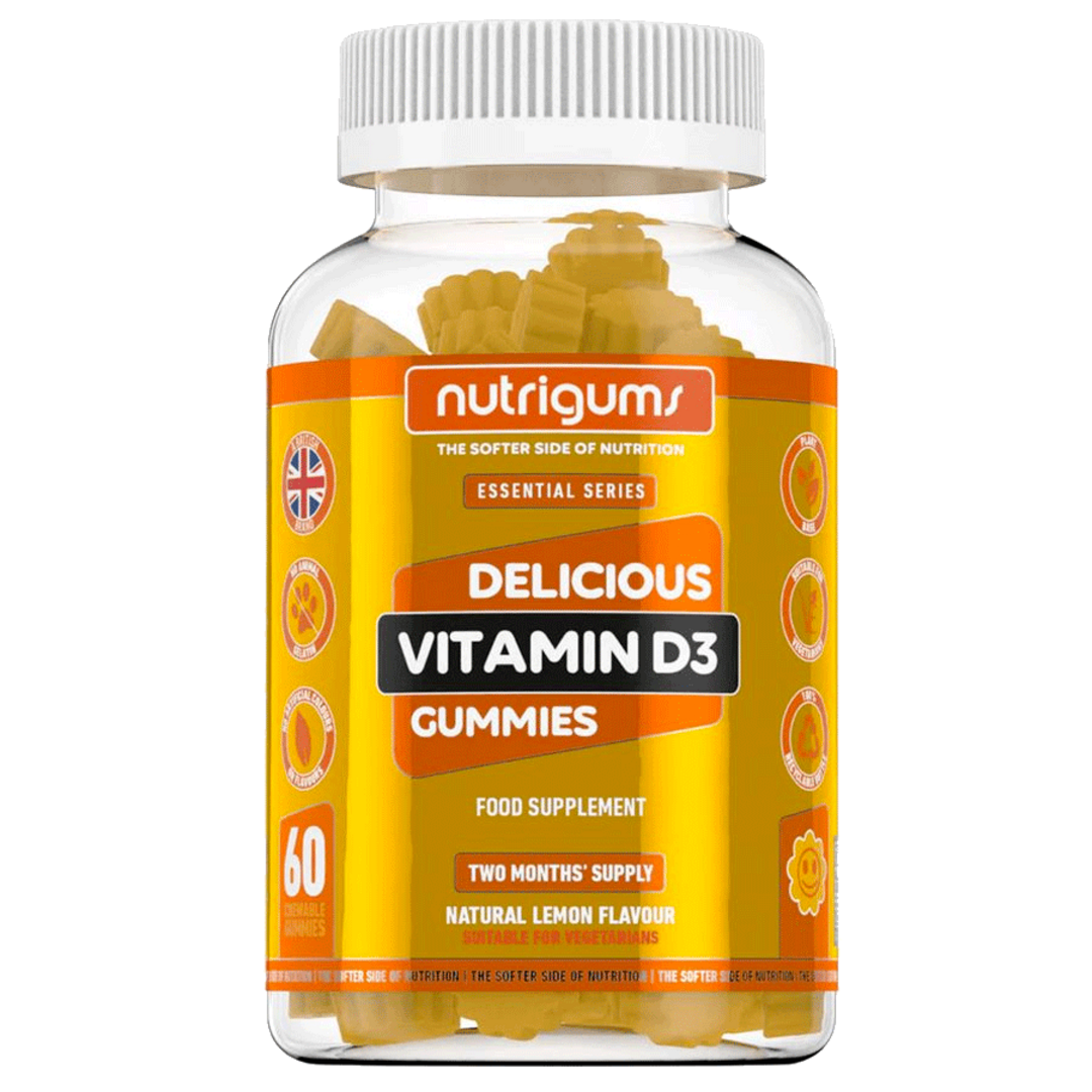 Nutrigums Vitamin D3 60 želé - citron