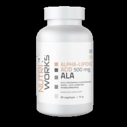 NutriWorks Alpha Lipoic Acid 500mg - 90 kapslí