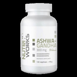 NutriWorks Ashwagandha - 120 kapslí