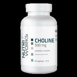 NUTRIWORKS Choline 500mg 90 kapslí
