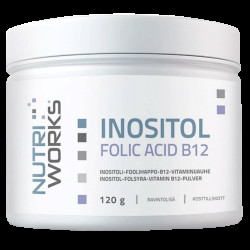 NutriWorks Inositol Folic Acid B12 - 120g